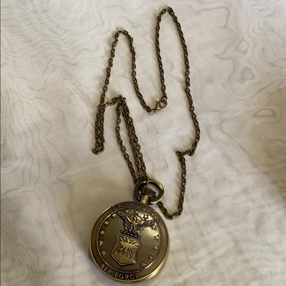 US Air Force Pocket Watch with 32” chain